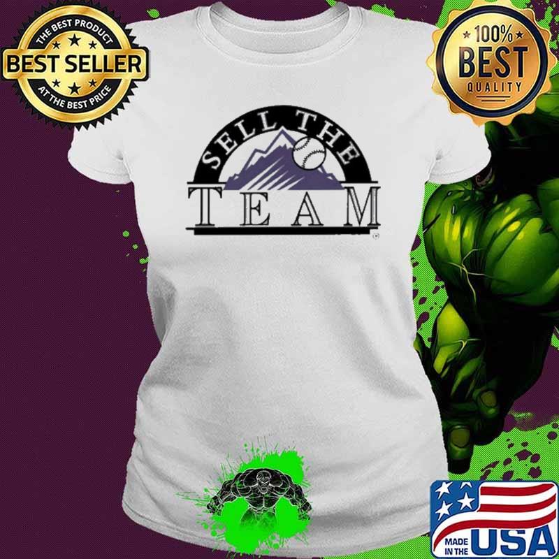 Sell the team baseball logo shirt