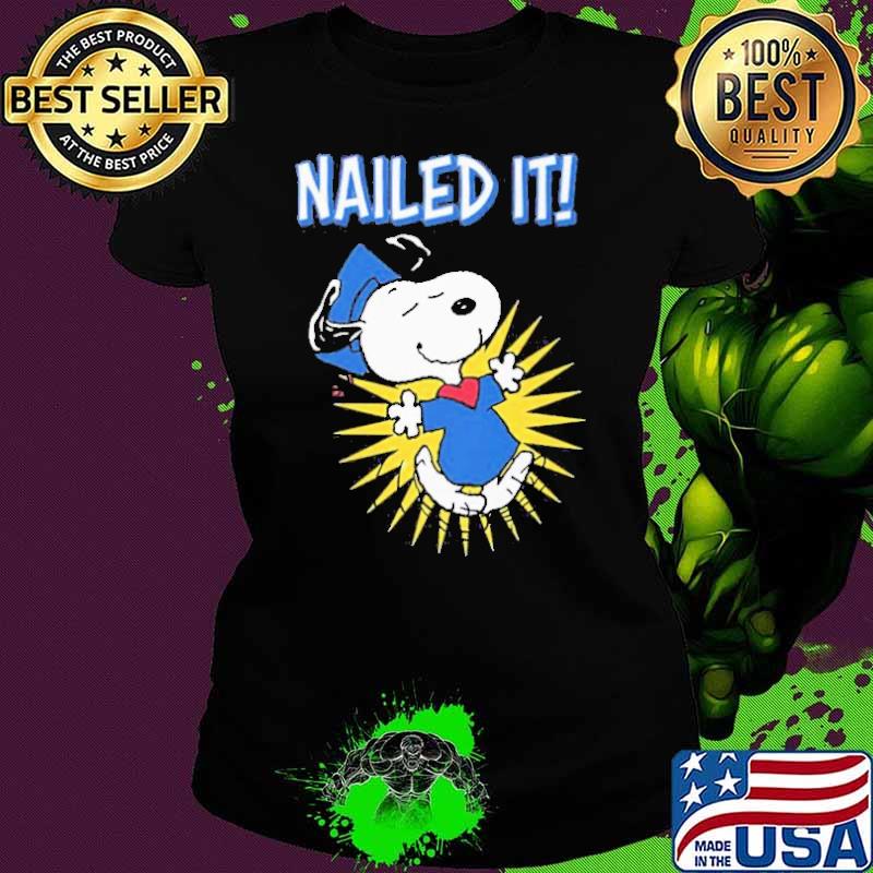 Snoopy Nailed It shirt