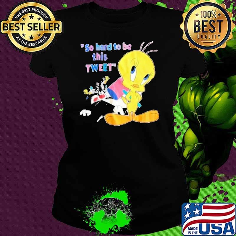 So hard to be this tweet bird and cat shirt