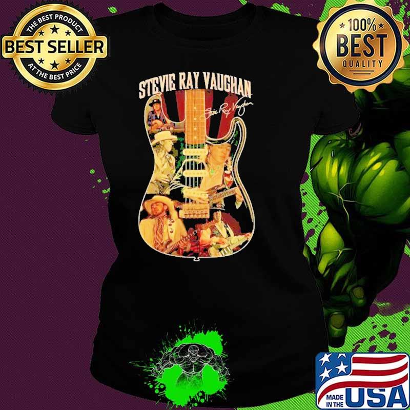 Stevie ray vaughan signature guitar shirt