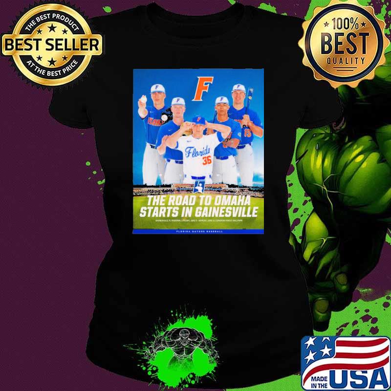 The Road To Omaha Starts In Gainesville Poster Shirt