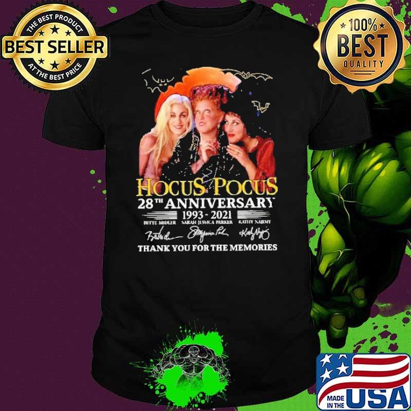 Top hocus Pocus 28th anniversary 1993 2021 thank you for the memories signature blood moon s Unisex Top hocus Pocus 28th anniversary 1993 2021 thank you for the memories signature blood moon s Unisex