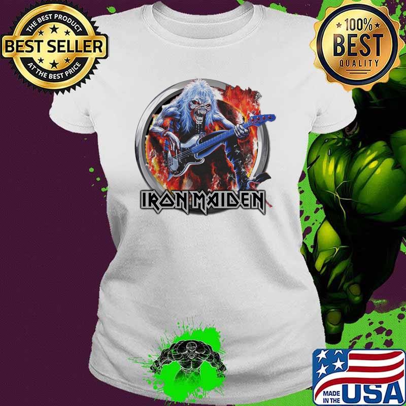 Top iron Maiden skull s Ladies tee Top iron Maiden skull s Ladies tee