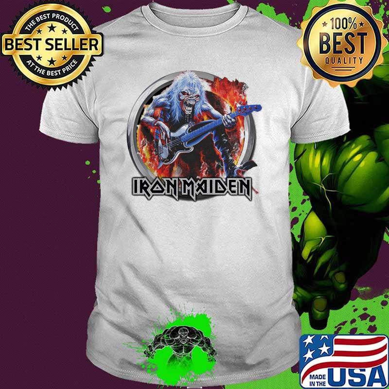 Top iron Maiden skull shirt