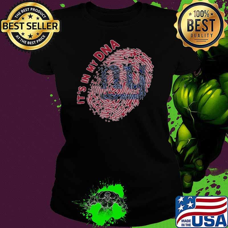 Top it's in my DNA New York Yanhees Finger shirt