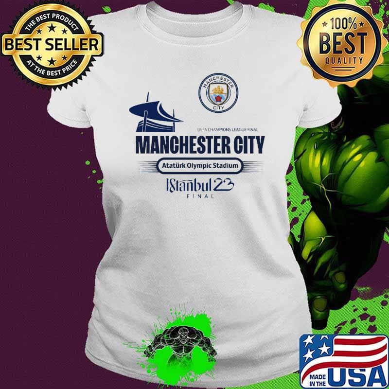 UCL 2023 Final Manchester City Starball s Ladies tee UCL 2023 Final Manchester City Starball s Ladies tee