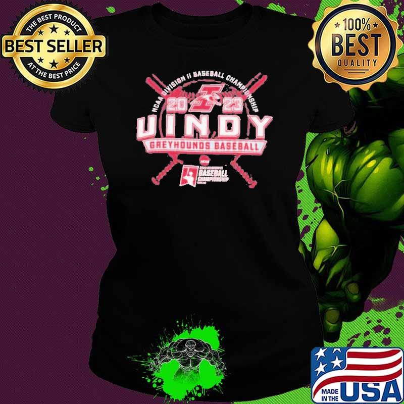 Uindy Greyhounds 2023 NCAA Division II baseball championship shirt