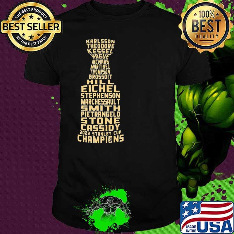 Vegas Golden Knights 2023 Stanley Cup Champions Players Name Shirt Unisex Vegas Golden Knights 2023 Stanley Cup Champions Players Name Shirt Unisex