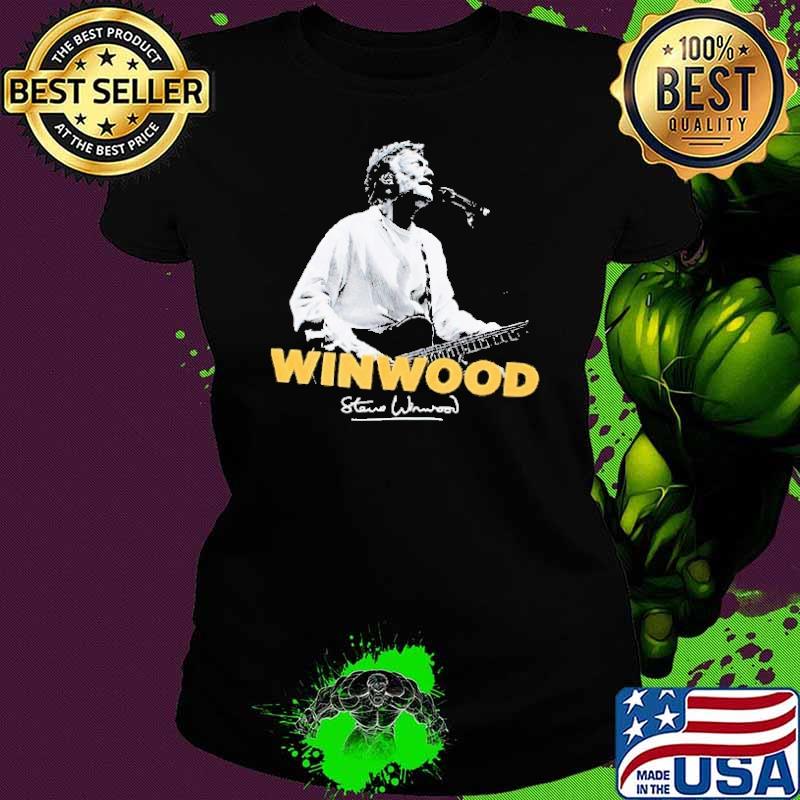 Winwood steve singed guitar sshirt