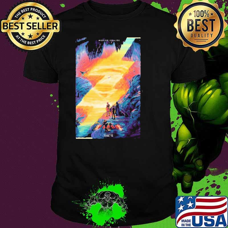 Worlds Collide The Flash June 16 2023 Poster shirt