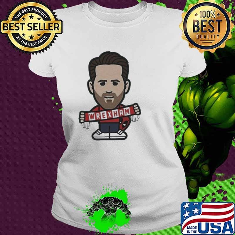 Wrexham Afc Ryan Reynolds s Ladies tee Wrexham Afc Ryan Reynolds s Ladies tee