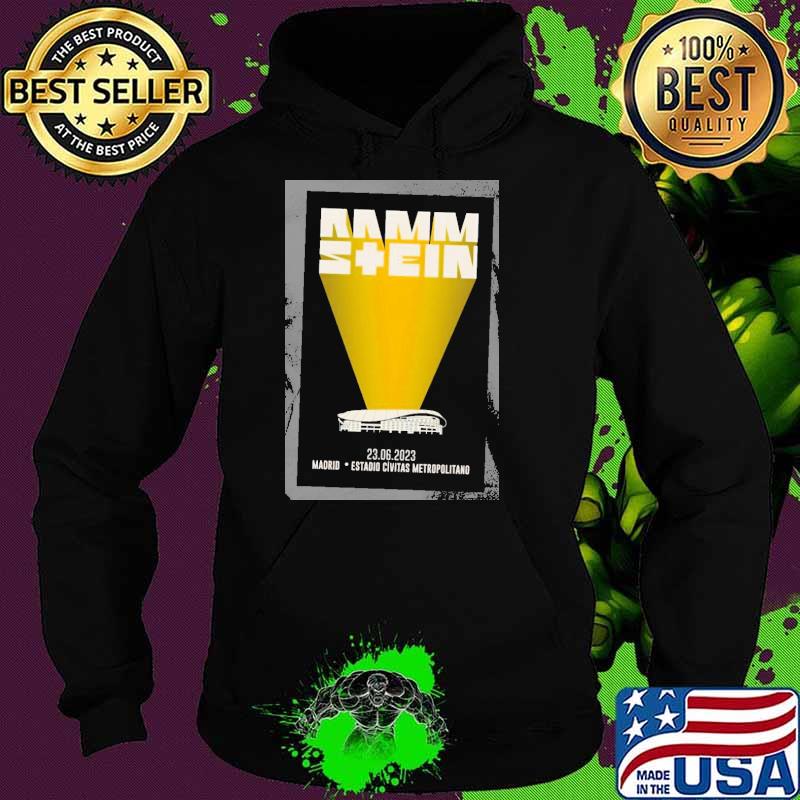 2023 Official rammstein madrid Spain 06 23 2023 poster s Hoodie 2023 Official rammstein madrid Spain 06 23 2023 poster s Hoodie