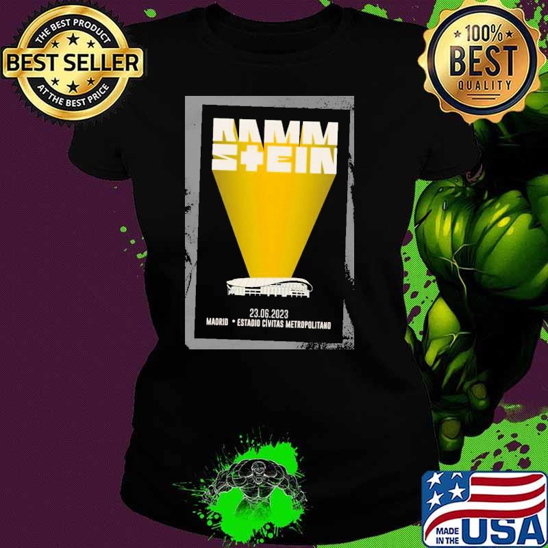 2023 Official rammstein madrid Spain 06 23 2023 poster shirt