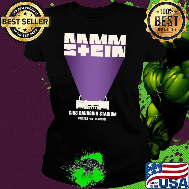 2023 Rammstein brussels august 4 2023 europe stadium tour king baudouin shirt
