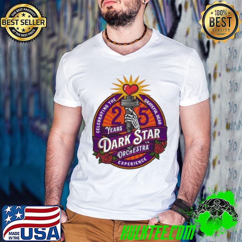 25 years Dark Star orchestra celebrating the grateful dead shirt