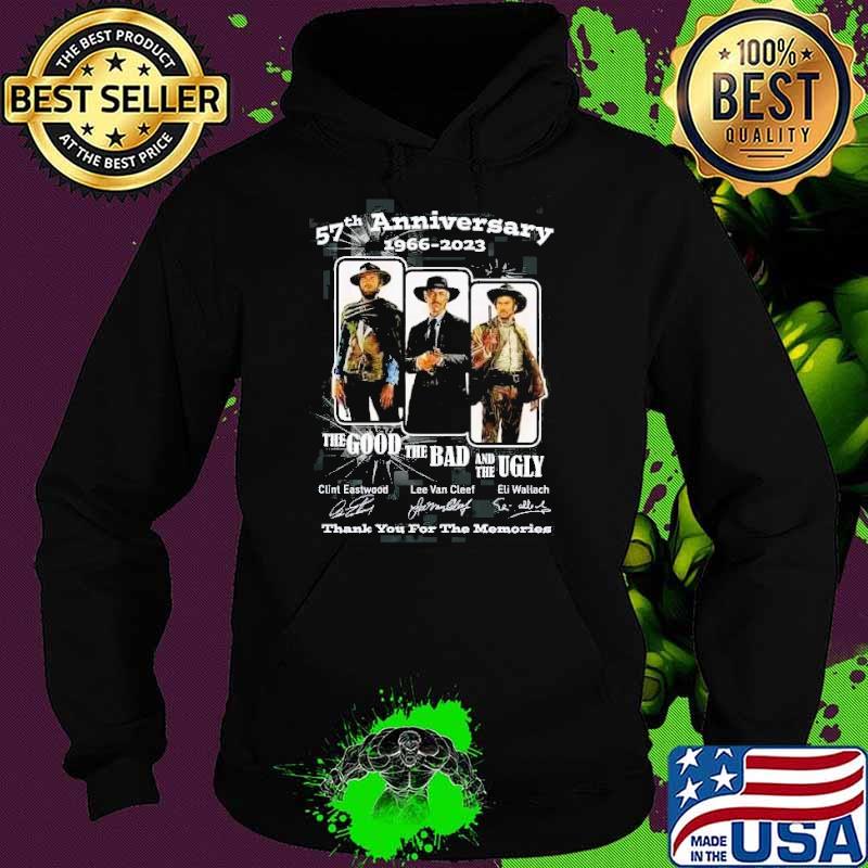 57th anniversary 1966 2023 the good the bad thank you for the memories signature s Hoodie 57th anniversary 1966 2023 the good the bad thank you for the memories signature s Hoodie