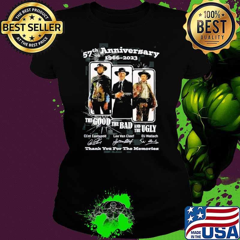 57th anniversary 1966 2023 the good the bad thank you for the memories signature shirt