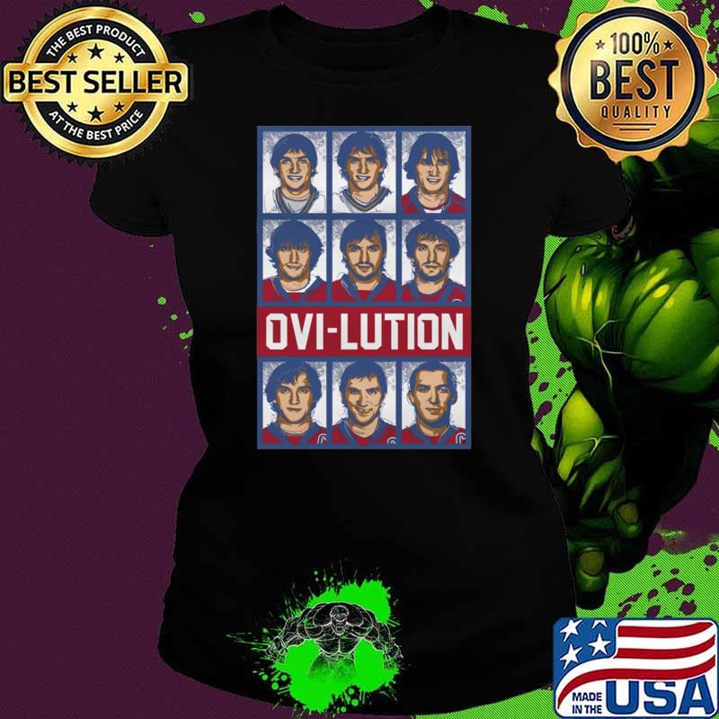 Alex Ovechkin Washington Ovi-lution A Russian Hockey NHL T-Shirt