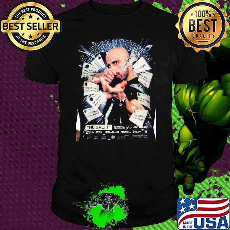 Alexander Volkanovski Receipts Supporter Shirt Unisex Alexander Volkanovski Receipts Supporter Shirt Unisex