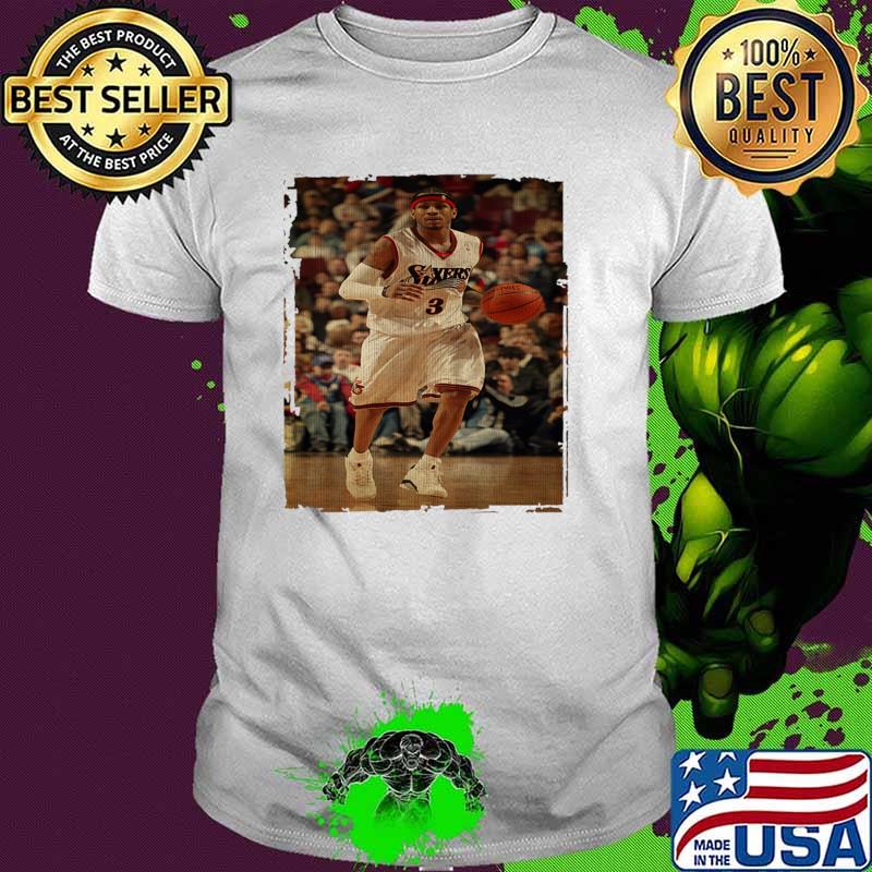 Allen Iverson Sixers Vintage National Basketball Association T-Shirt