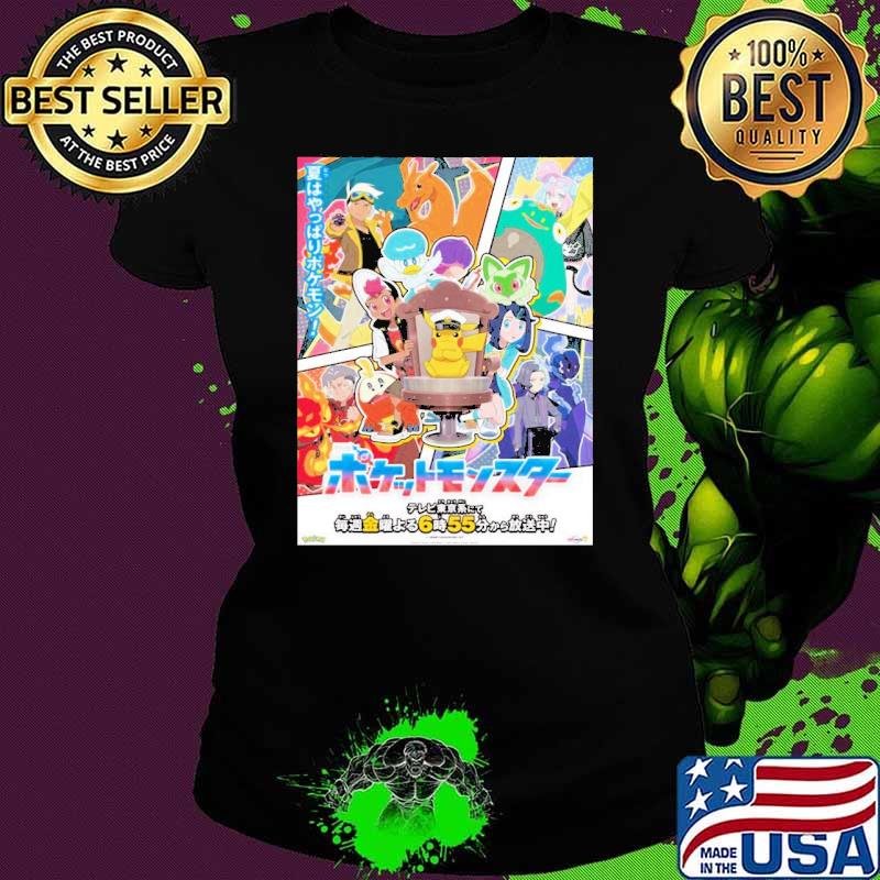 Anime Pokemon horizons the series poster shirt