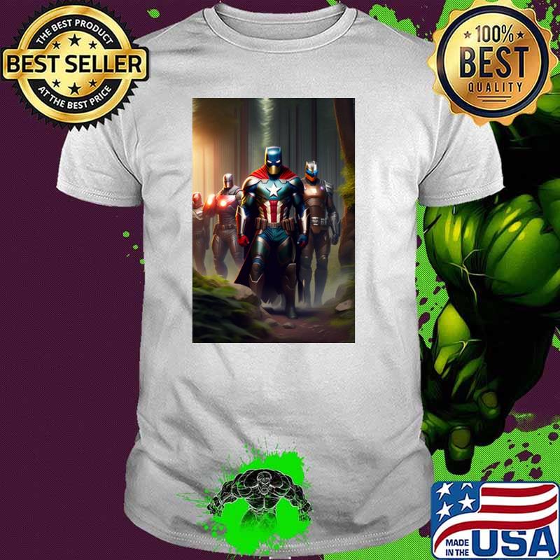 Avengers Unleashed Forest Showdown T-Shirt