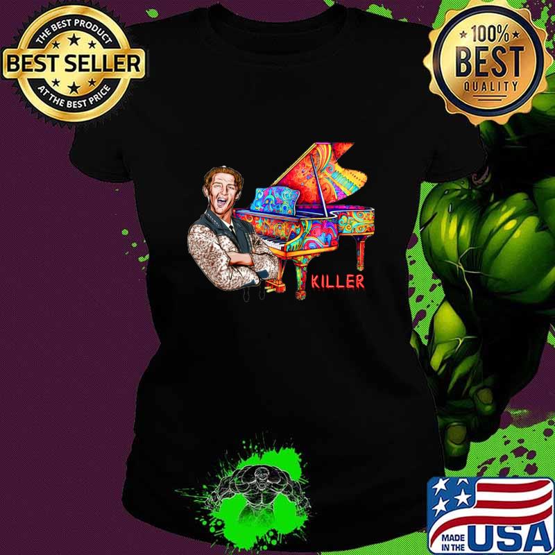 Awesome jerry Lee Lewis The Killer an American pianist singer and songwriter colors T-Shirt