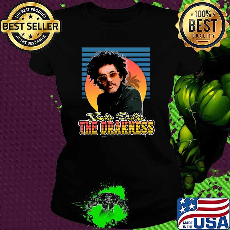 Awesome retro Frankie Poullain the bass player for rock band The Darkness T-Shirt