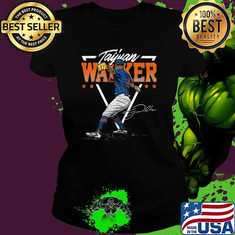 Awesome taijuan Walker New York M Triangle Name Signature Baseball T-Shirt