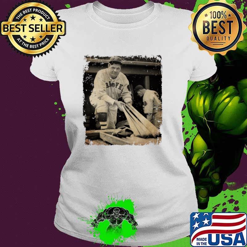 Babe Ruth 1895 An American Player Baseball Legend in Atlanta BravesT-Shirt Ladies tee Babe Ruth 1895 An American Player Baseball Legend in Atlanta BravesT-Shirt Ladies tee