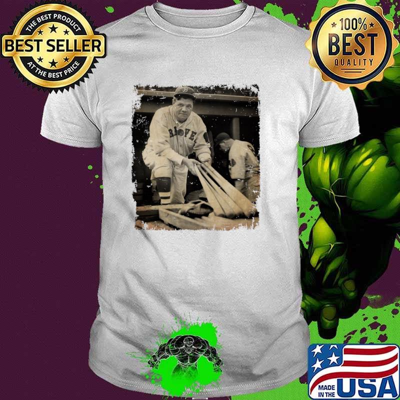 Babe Ruth 1895 An American Player Baseball Legend in Atlanta BravesT-Shirt Babe Ruth 1895 An American Player Baseball Legend in Atlanta BravesT-Shirt