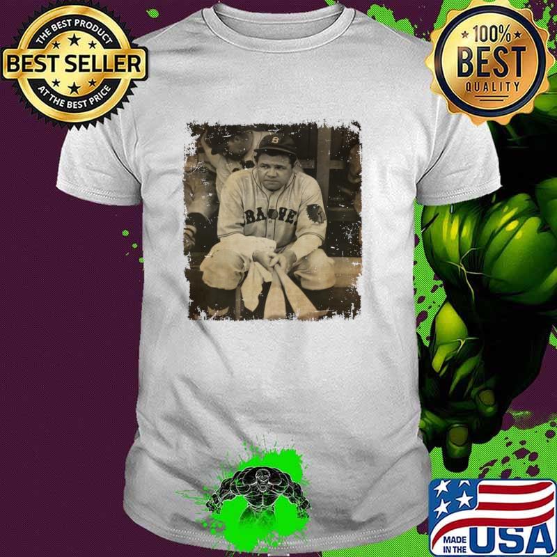 Babe Ruth American Baseball Legend in Atlanta BravesT-Shirt