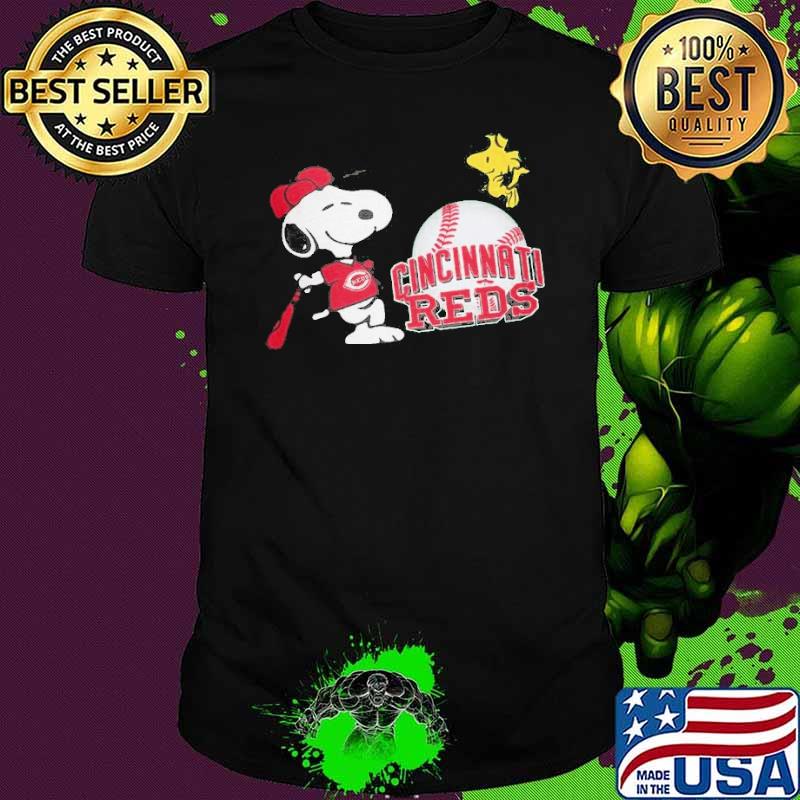 Best cincinnati Reds Snoopy shirt