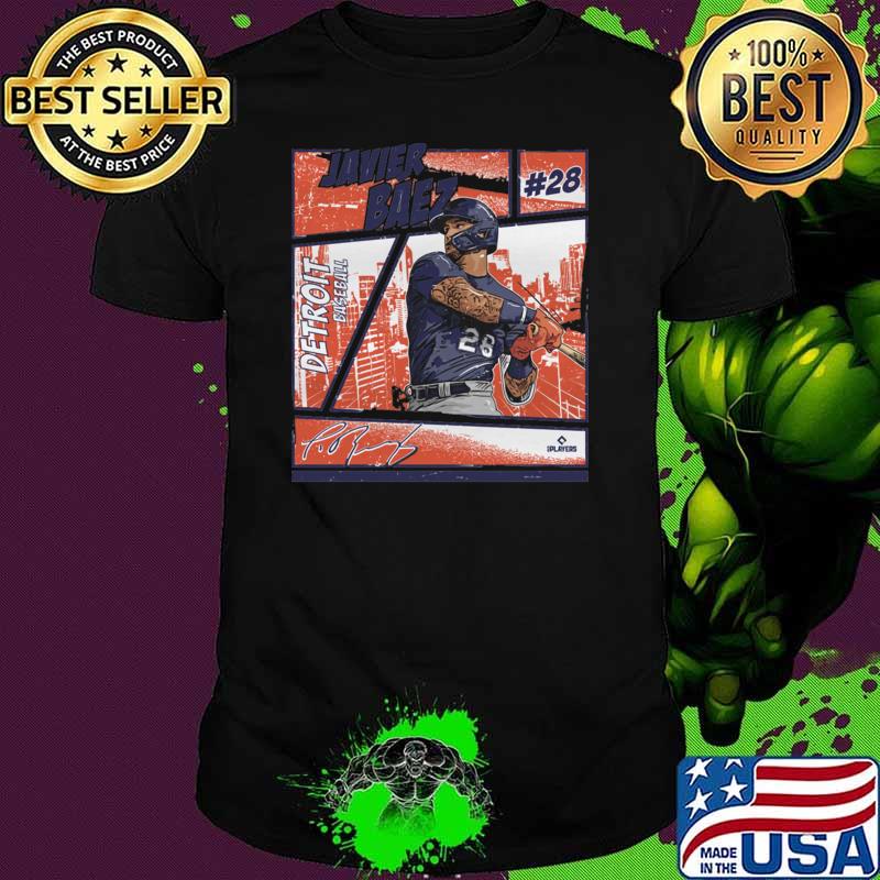Best javier Baez Detroit Comic Signature T-Shirt