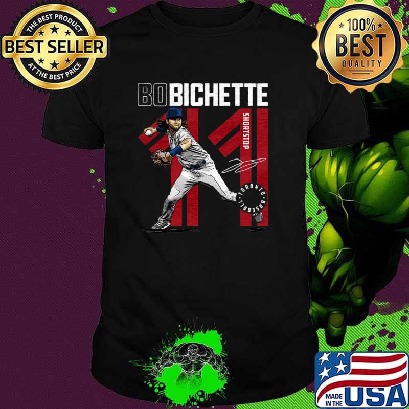 Bo Bichette Signature American Baseball MLB Toronto Inline T-Shirt