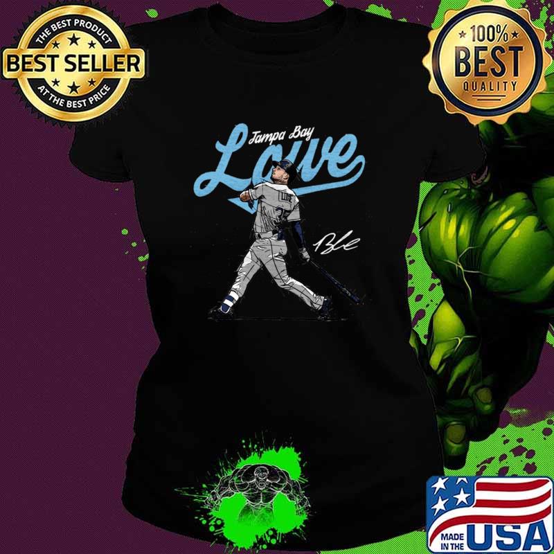 Brandon Lowe an American baseball second baseman for the Tampa Bay Score signature T-Shirt