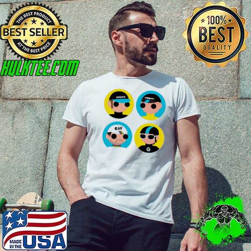 Brits Icon Wiggo, Froomey, Cav and G Shirt