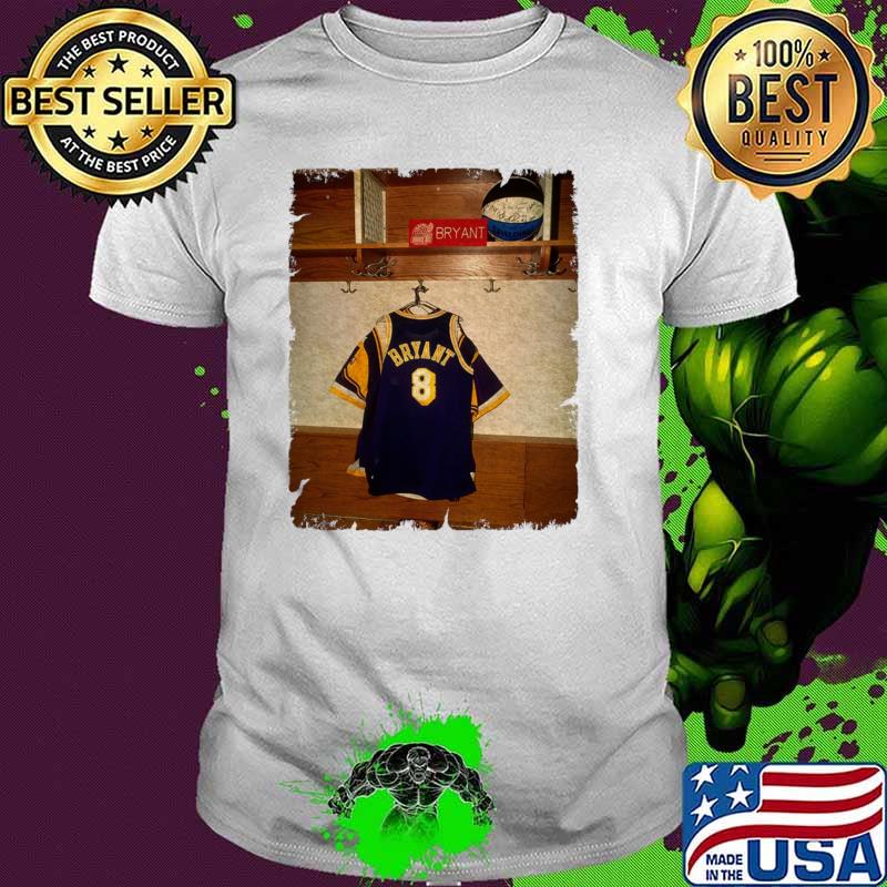 Bryant 8 Jersey in Locker Room Legend Basketball T-Shirt