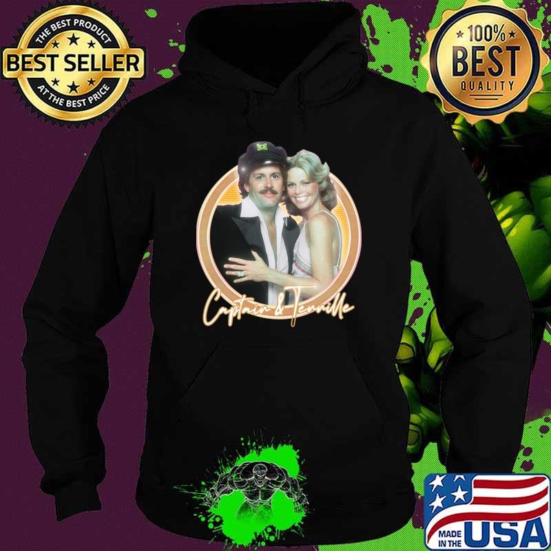 Captain & Tennille Retro Fan Art T-Shirt Hoodie Captain & Tennille Retro Fan Art T-Shirt Hoodie