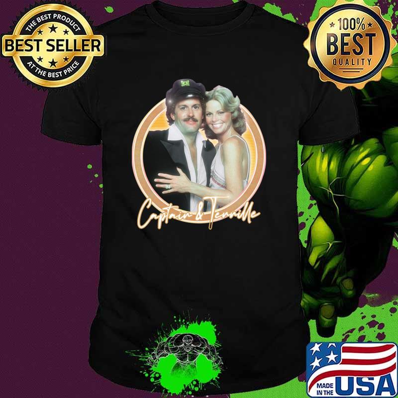 Captain & Tennille Retro Fan Art T-Shirt Unisex Captain & Tennille Retro Fan Art T-Shirt Unisex
