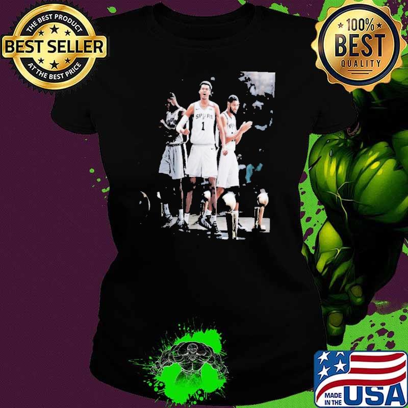 Cheap NBA summer league basketball player victor wembanyama poster shirt