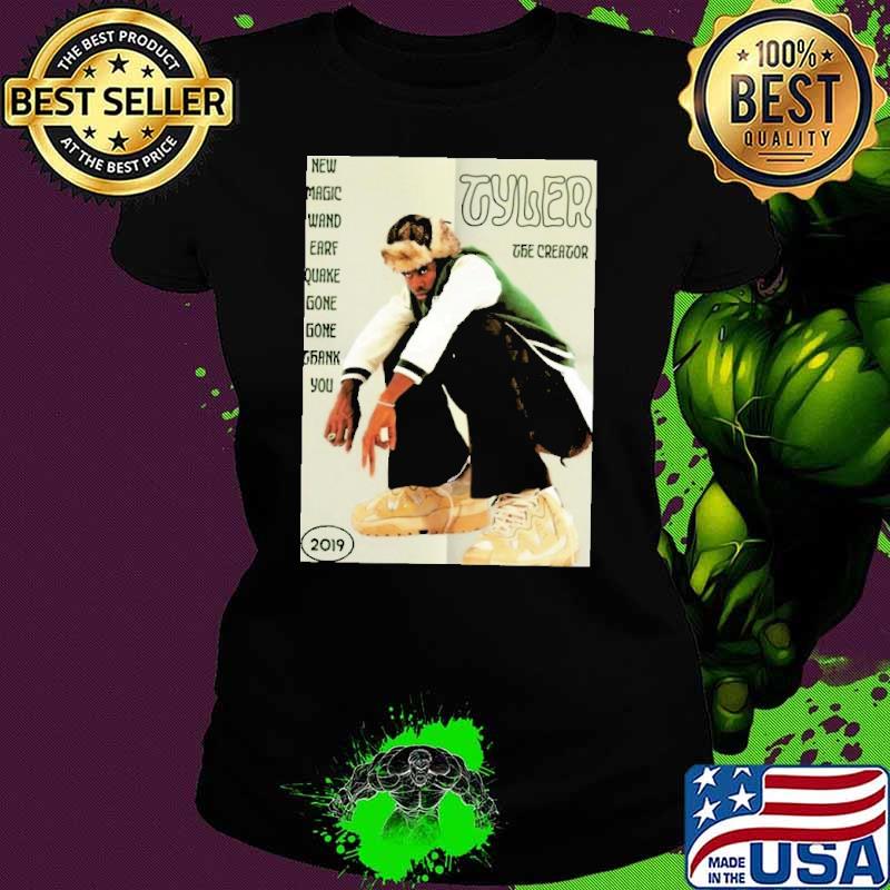 Cheap vintage new magic wand earf quake gone gone tyler the creator poster shirt