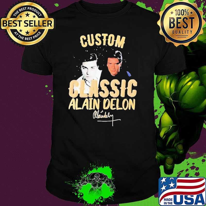Custom classic Alain Delon signature shirt