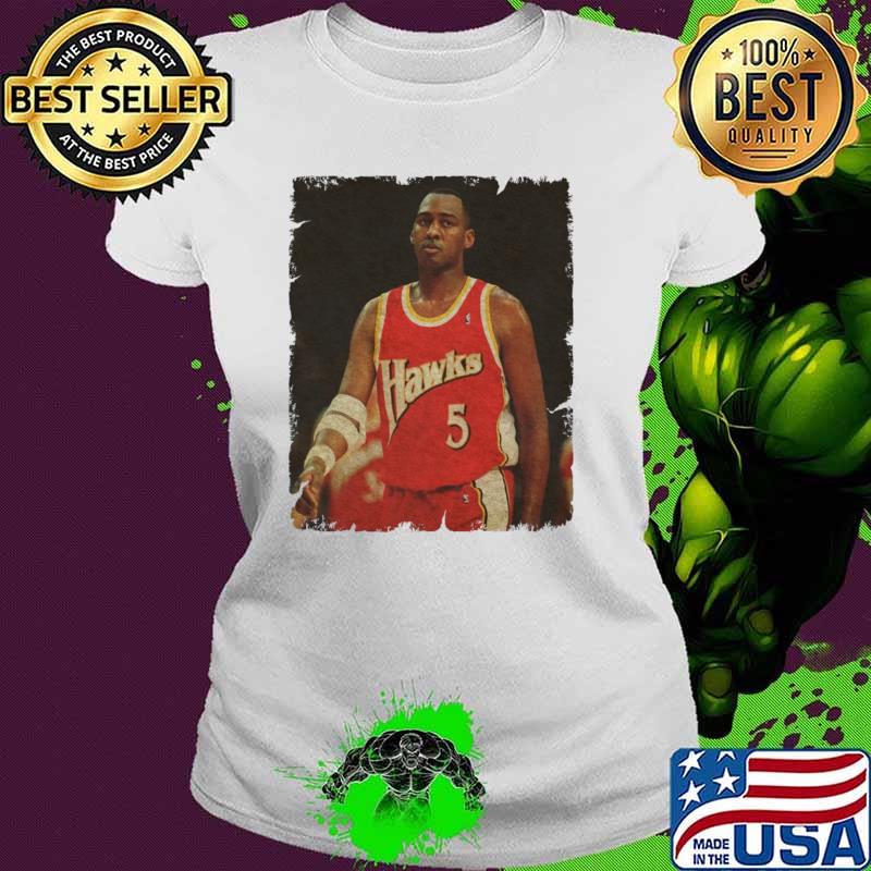 Danny Manning American Basketball Associate Heads Mens During His Hawks Days T-Shirt Ladies tee Danny Manning American Basketball Associate Heads Mens During His Hawks Days T-Shirt Ladies tee