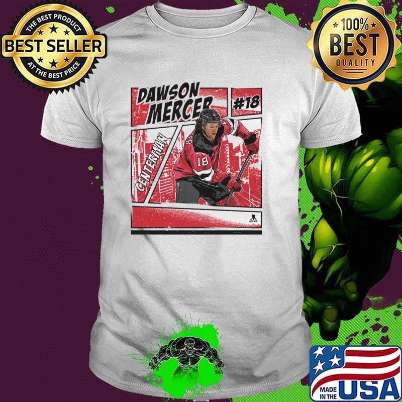 Dawson Mercer New Jersey Comic A Canadian Hockey NHL T-Shirt