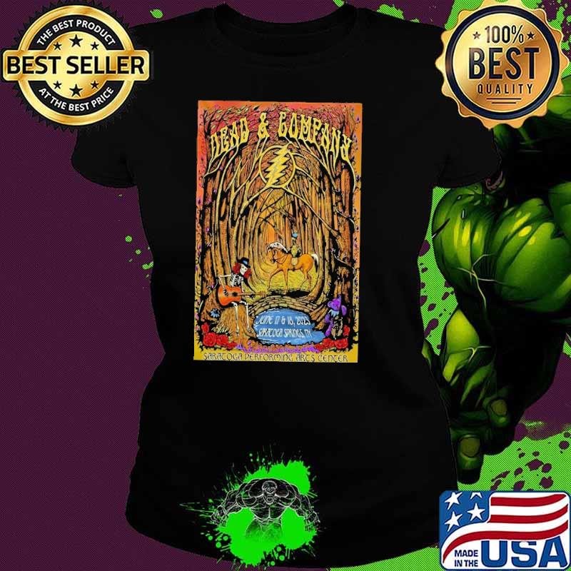 Dead and company saratoga springs ny final tour 2023 poster shirt