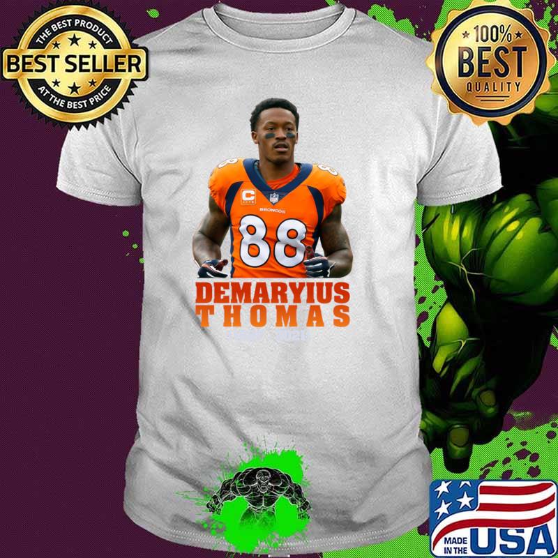 Demaryius Thomas football player 1987 2021 an american NFL T-Shirt