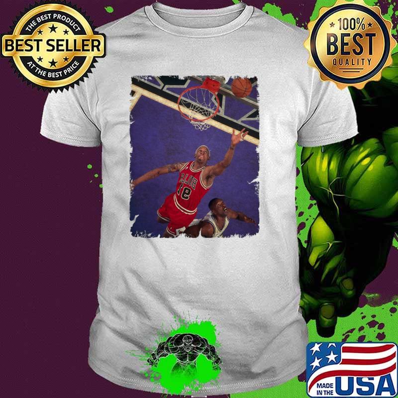 Dennis Rodman Chicago Bulls vs Sacramento Kings T-Shirt
