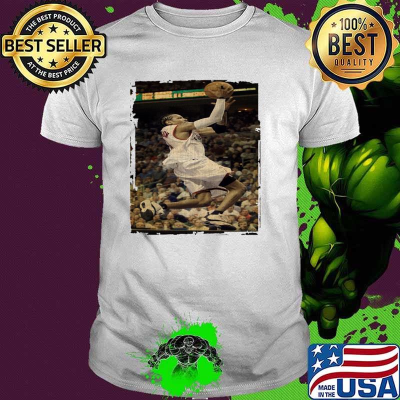 Dunk Allen Iverson Sixers Vintage Player Basketball T-Shirt