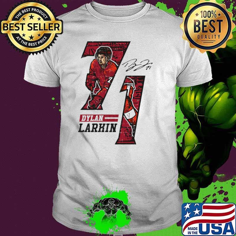 Dylan Larkin American Hockey Signature 71 Detroit Red Wings T-Shirt